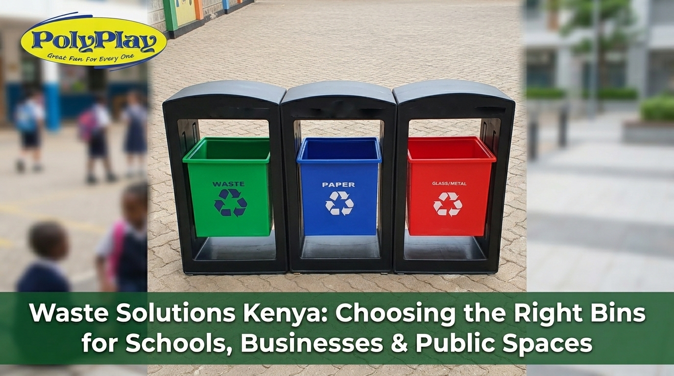 Waste Solutions Kenya: Choosing the Right Bins for Schools, Management Businesses, and Public Spaces